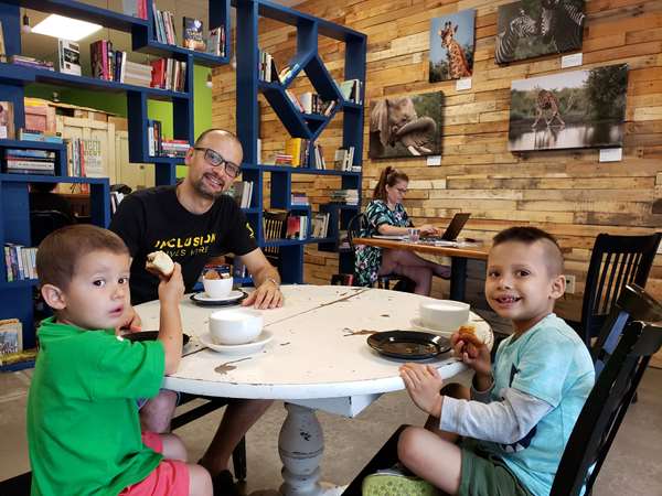 Visitors from Italy enjoy the "best American cappuccino"