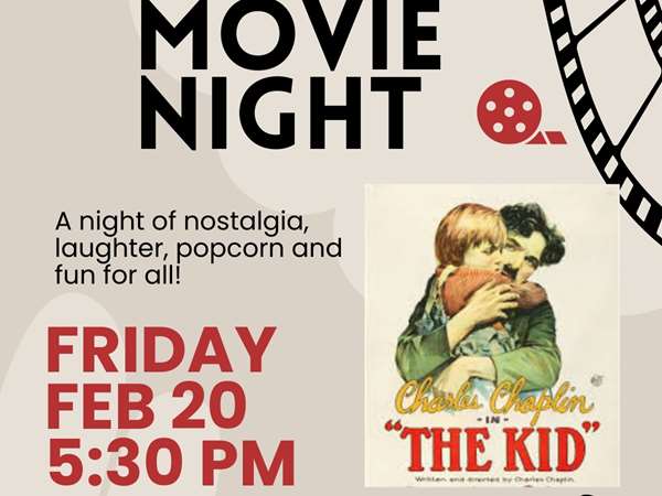 Family Friendly Silent Movie Night