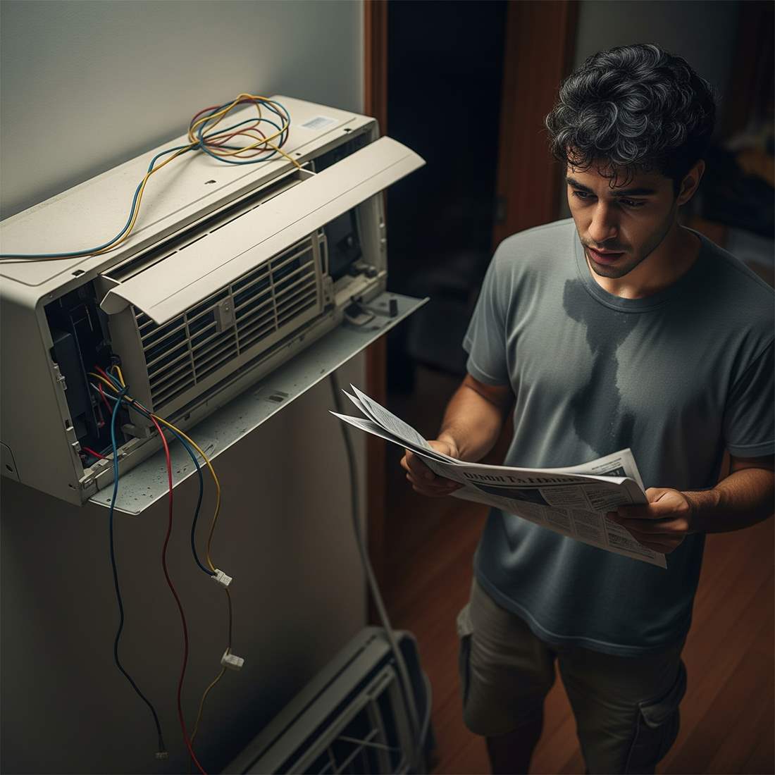 broken hvac