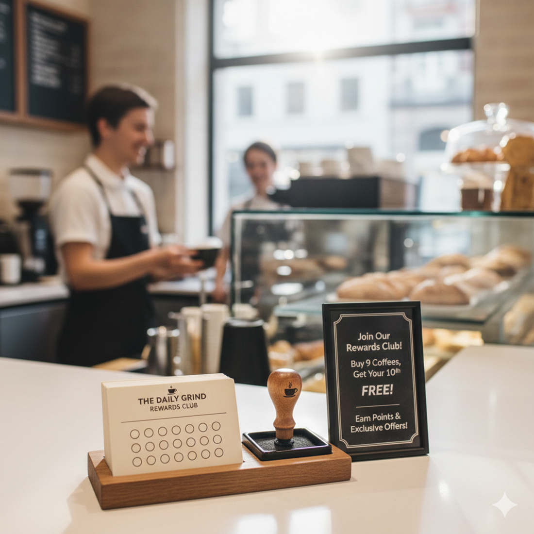 Loyalty program for coffee shop