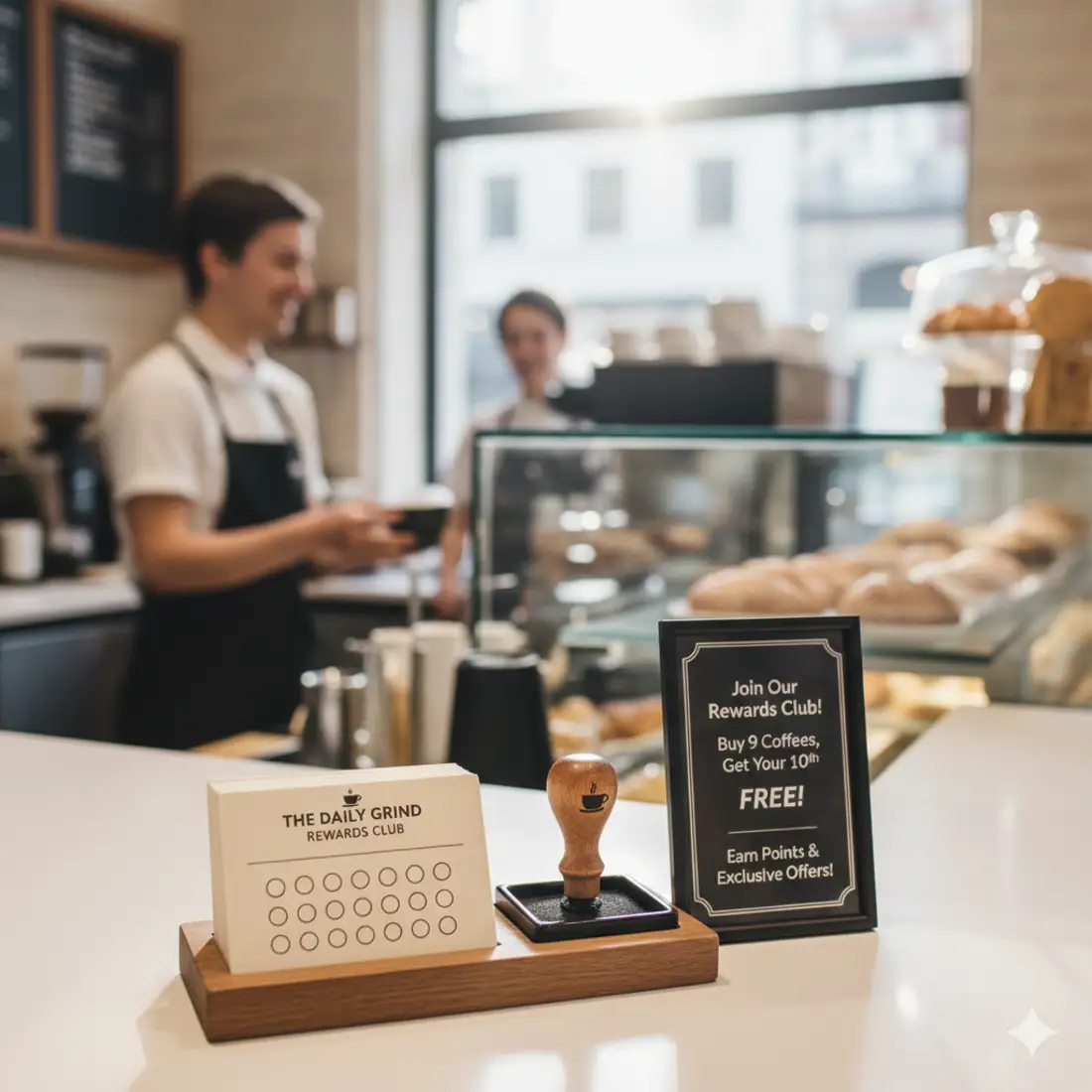 Loyalty program for coffee shop