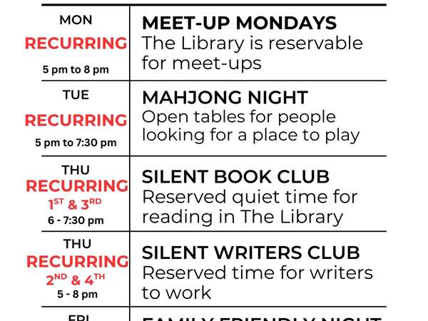 Community House events