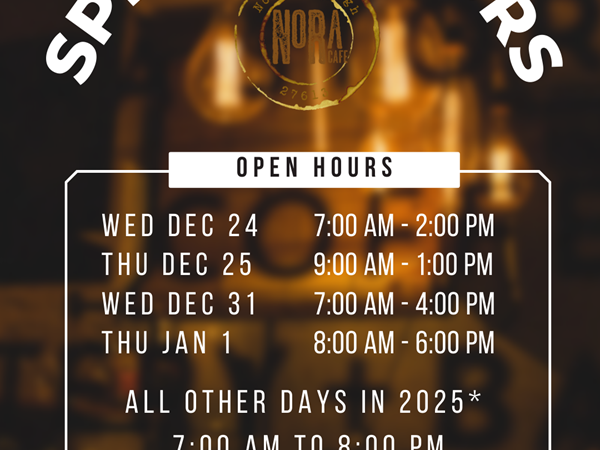 Holiday Hours 2025