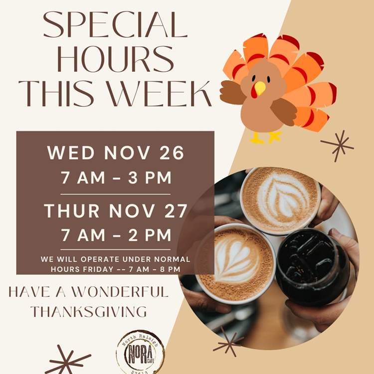Thanksgiving hours