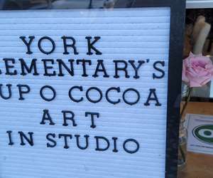 Cup o Cocoa art sign