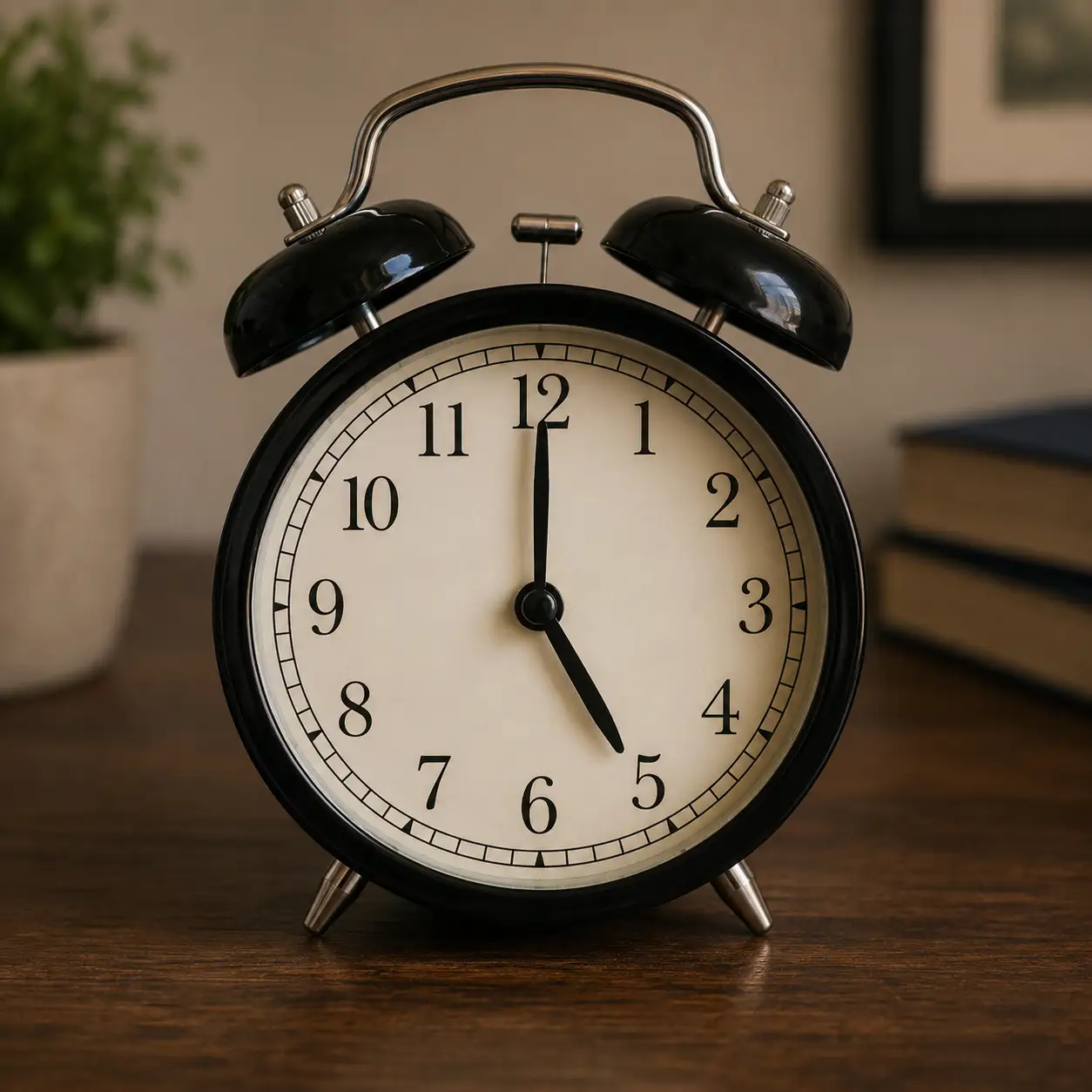 Alarm Clock at 5 pm
