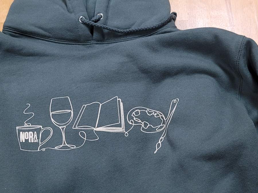 grey hoodie - lineart