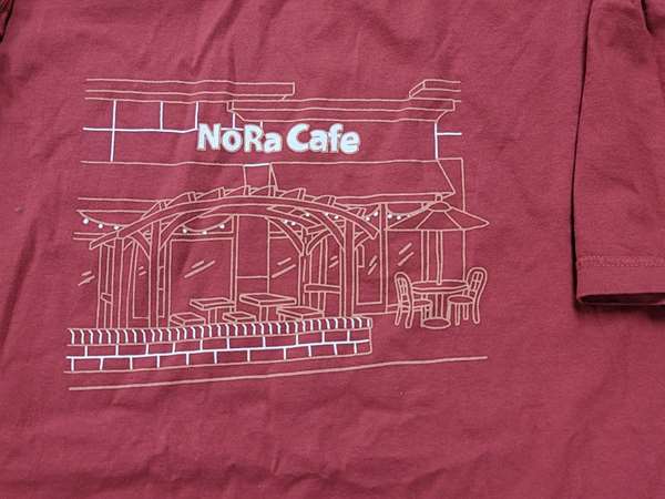 red t-shirt - NoRa front
