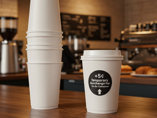 To-go surcharge