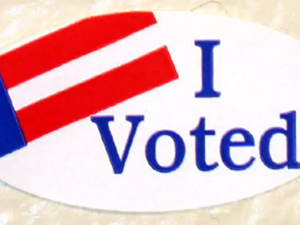 I voted